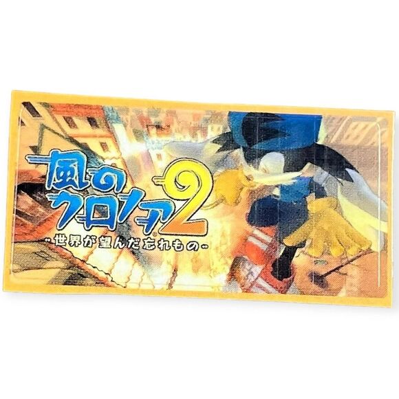 Sony PlayStation 2 PS2 Klonoa 2: Lunatea's Veil Official Memory Card Sticker